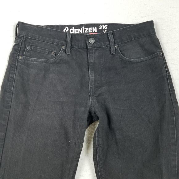 Denizen from Levis Jeans Mens 32x30 Black 216 Skinny Stretch Denim 5-Pocket - Picture 2 of 14